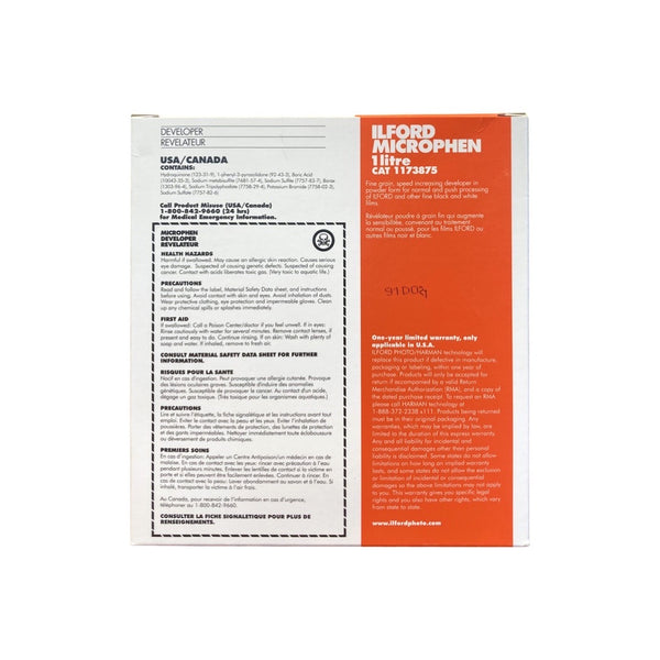 ILFORD Microphen Film Developer Powder for 1L