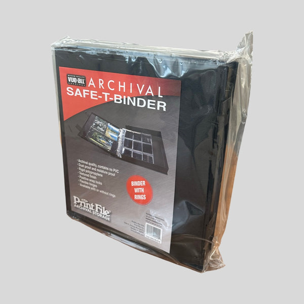 Print File Archival Safe-T-Binder for Negative Sleeves