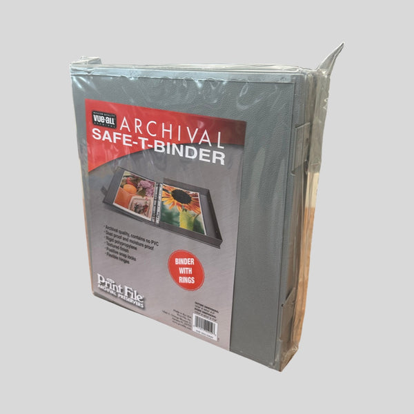 Print File Archival Safe-T-Binder for Negative Sleeves