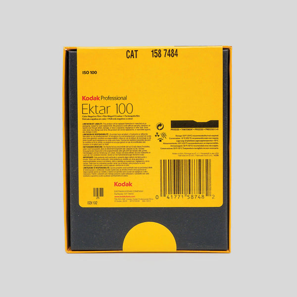 Kodak Ektar 100 4x5” (10 sheets)