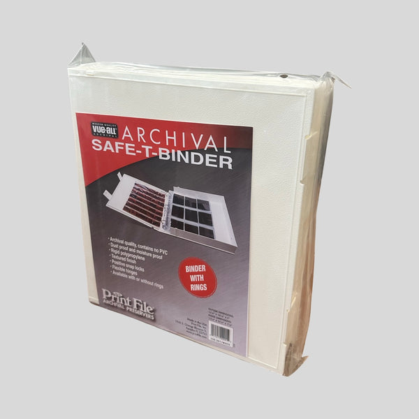 Print File Archival Safe-T-Binder for Negative Sleeves