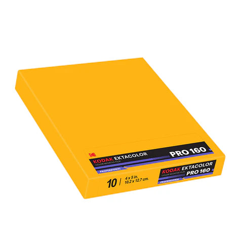 Kodak Ektacolor Pro 160 4x5” (10 sheets)
