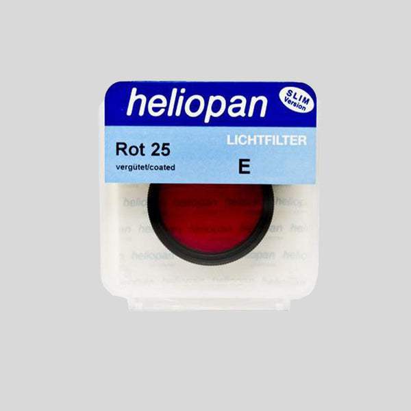 Heliopan Red 25 Black and White Filter Medium