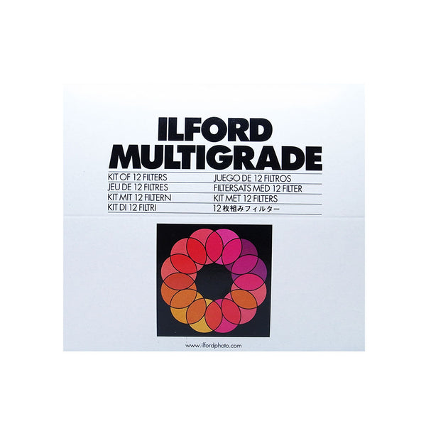 ILFORD Multigrade Filters - 3x3” w/holder Kit of 12 Filters