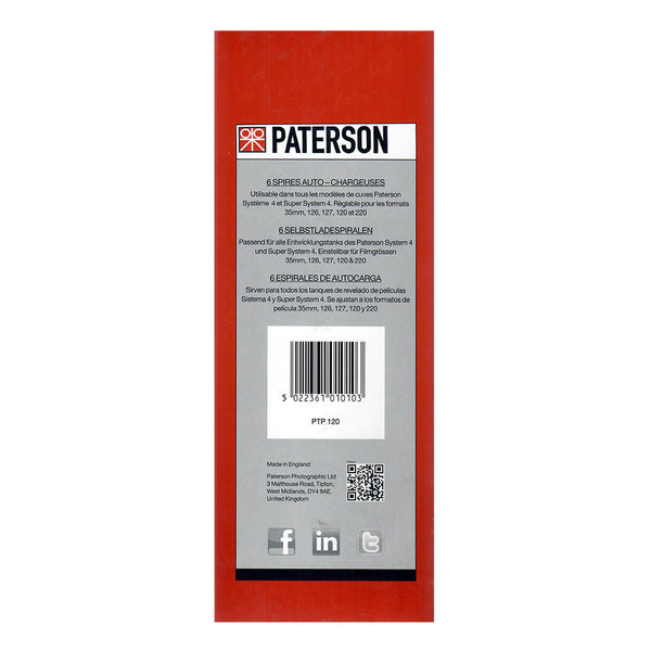 Paterson Auto Load Reel (Pack of 6)